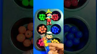 Color Cute 🔴🔵🌈#colormixingmagic #asmr #toys #colorfun #cute