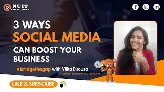 3 ways Social Media can boost your business #bridgethegap #socialmediaoptimization