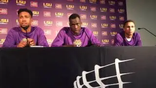 Craig Victor, Duop Reath and Brandon Sampson on LSU's 75-65 win over Charleston