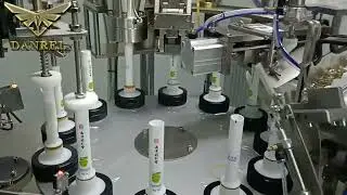 Hot Air Inner Heating Cosmetic Tube Sealer, Automatic Facial Cleanser Tube Filling Sealing Machine