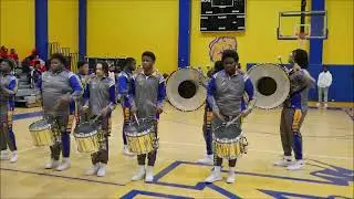Sophie B Wright Drumline entering stadium 2025 @ Jfk Drum Clinic (HD) 4K