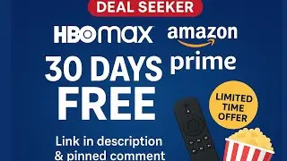 Get HBO Max on Amazon Prime &ndash; 30 Days FREE + Big Discount | DEAL SEEKER 🎥