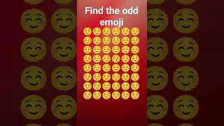 find the odd  #emojichallenge #viral short#puzle