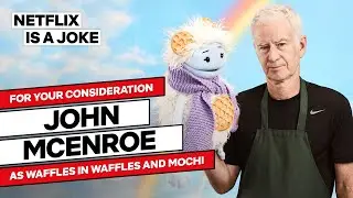 John McEnroe Auditions For The Role Of Waffles In Waffles + Mochi