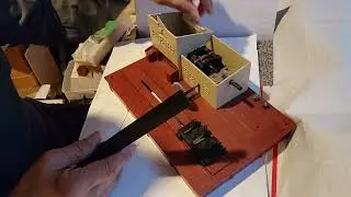 AMERICAN FLYER SAWMILL 23796 RESTORED AFTER ALMOST 20 YEARS LOST IN STORAGE. IT NEEDED HELP TO WORK!