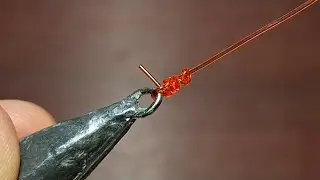 2 ways to tie a sinker that you should know #fishingknot #fishinghook #fishinghack