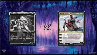 Mono W Humans vs. UW Control - Bo3 Explorer - Magic the Gathering