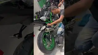 2023 Kawasaki Z900 | arrow exhaust installation | #z900 #superbike #trending #viral #kawasaki #zx10r
