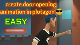 how to make door opening animation in plotagon | open door in plotagon | Plotagon story tutorial |