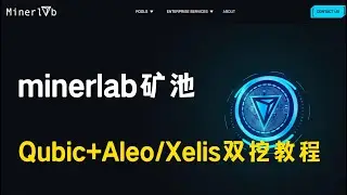 minerlab矿池，Windows+Linux+HiveOS，Qubic+Aleo/Xelis双挖教程