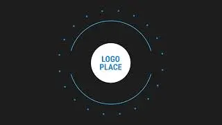 Free Blue Circle Logo Intro Video Template (Customizable) - FlexClip