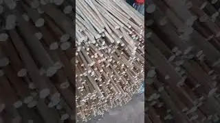 RAW CORE WOOD STICK MATERIALS FOR MAKING WOODEN BROOM HANDLE #woodenbroomhandle  #woodstick