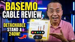 Basemo 240W USB-C Cable Review: Detachable Phone Stand & Fast Charging Tested