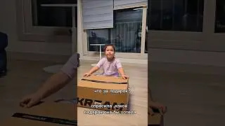 дарим ежику подарок
