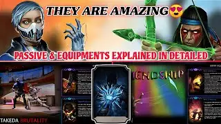 MK Mobile NEW Character Passive & NEW Equipment Explained🔥&ndash;Mortal Kombat Mobile