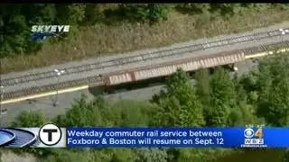 Weekday Commuter Rail service, free parking coming to Foxboro Station