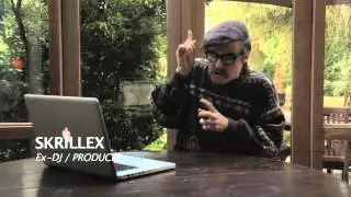 Skrillex talks about palmfuif 2012
