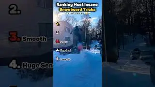 Рейтинг самых безумных моментов на сноуборде.