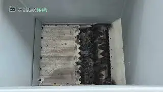 Shredder for carpet recyclingtextile recycling#shredder