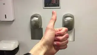 2 World Dryer Airforce Hand Dryers at Fraser Cove Shopping Centre, Tauranga