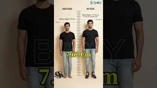 Gain 3 Inches (7.62 CM) Instantly! 🔥 Best Hidden Height Sports Shoes