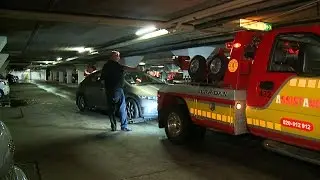 Bilar b&auml;rgas efter st&ouml;rtregnet i Malm&ouml;