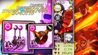 FULL POWER UNLEASHED! MAX ATTACK GEAR MERLIN + ESCANOR ARE BROKEN IN 7DS GRAND CROSS PVP!