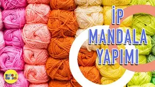 İP MANDALA YAPIMI | Rope Mandala Making
