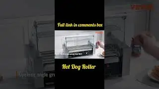 Hot Dog Roller 7Rollers 18 Hot Dogs Capacity Stainless Grill Cooker Machine&nbsp;  