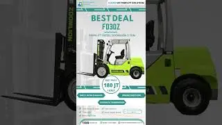 BEST DEAL FORKLIFT ZOOMLION 3 TON. LIMITED STOCK SEGERA PESAN DI REVI BERKAH MAKMUR