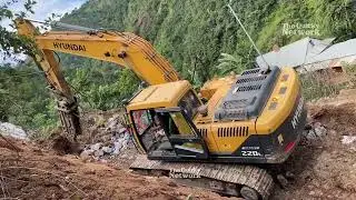 Extreme Dangerous Road Construction | Skillful Operator | JCB Backhoe | Bulldozer |Video Compilation