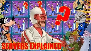 BRAND NEW SERVERS - All Servers Explained - Disney Heroes Battle Mode