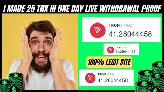 25 TRX Live withdrawal Proof | tronpick.io payment proof | tronpick.io @srifeedtamil #tronmining