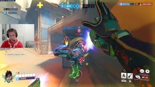 Данте - ПРОФЕССИОНАЛЬНЫЙ ИГРОК С IQ 1000 - БОГ-ТРЕЙСЕР Игровой процесс Overwatch 2, 16-й сезон