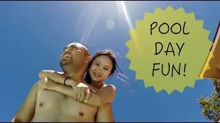Pool Day Fun! - July 23, 2014 | fancyplusryan Vlog