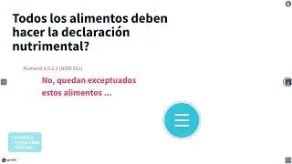 Norma Mexicana de etiquetado 051 parte 2