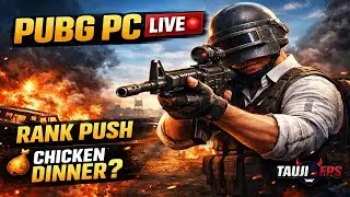 PUBG PC LIVE 🔴 Hindi | 90FPS Gameplay | TaujiFPS