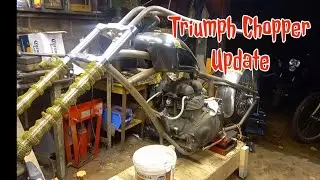 Homemade Triumph Chopper build - Update