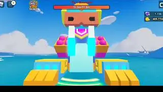 Bot Clash Simulator (Roblox) killing Boss update 11