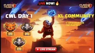 CWL DAY 1 LIVE 🔥 | KL COMMUNITY WAR STARTS | 12 GOLD PASS GIVEAWAY 🎁