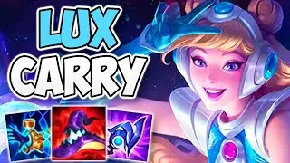HARD CARRY LUX - HIGH ELO LUX 46K DAMAGE | WILD RIFT RANKED