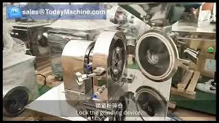Dry Ginger Garlic Powder Pulverizer grinder fine powder grinding machine