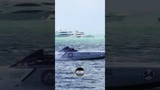 Graydel blowing past Helicopter! #supercat #racing #speed #xinsurance #offshoreracing #skaternation