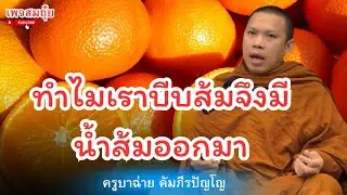 ทำไมเราบีบส้มจึงมีน้ำส้มออกมา ครูบาฉ่าย ตี4 31/3/2568 #วัดป่าบ่อน้ำพระอินทร์ #อานาปานสติ