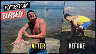 FOREIGNER BURNS ON HOTTEST DAY IN PHILIPPINES 😂 // On My NEW JOB!