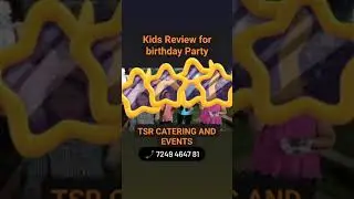 @tsrcateringandevents UNLIMITED PIZZA PASTA LIVE CATERING starting at Rs.425pp, KIDS REVIEWS
