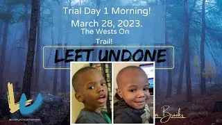 Trezell and Jacqueline West Trial! Day 1, Notes from Trial!  Orrin and Orson west.  March 28, 2023