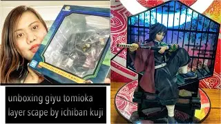 unboxing new realeased giyu tomioka layer scape by ichiban kuji