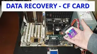Data Recovery from a CF Card & FACE REVEAL!