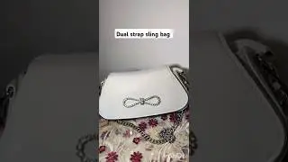 Dual strap Sling bag #shorts #viralvideo #bag #slingshot #review #fashion #trending #viralshorts